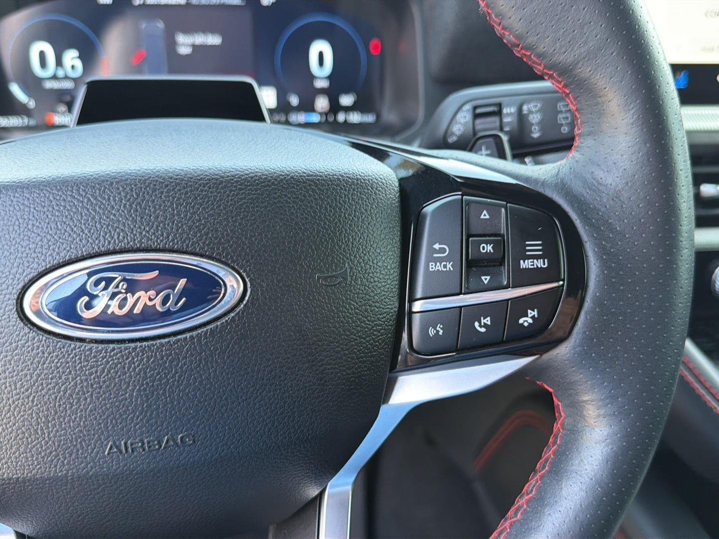 Used 2025 Star White Metallic Tri-Coat Ford ST image 24