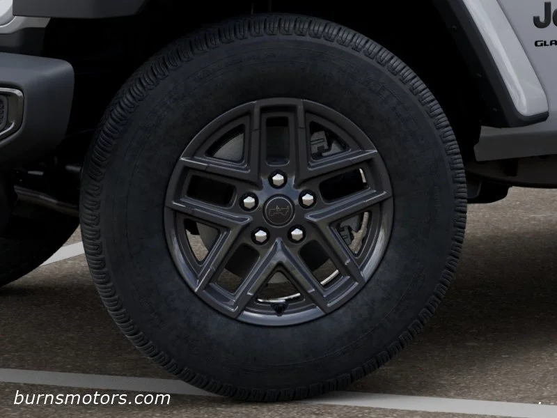 New 2026 Bright White Clear-Coat Exterior Paint Jeep Sport S Dark Sky image 8