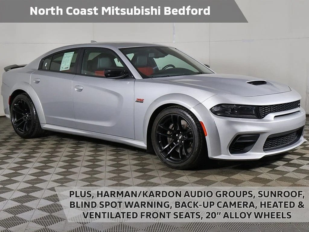 Used 2023 Silver Dodge R/T Scat Pack Widebody image 1