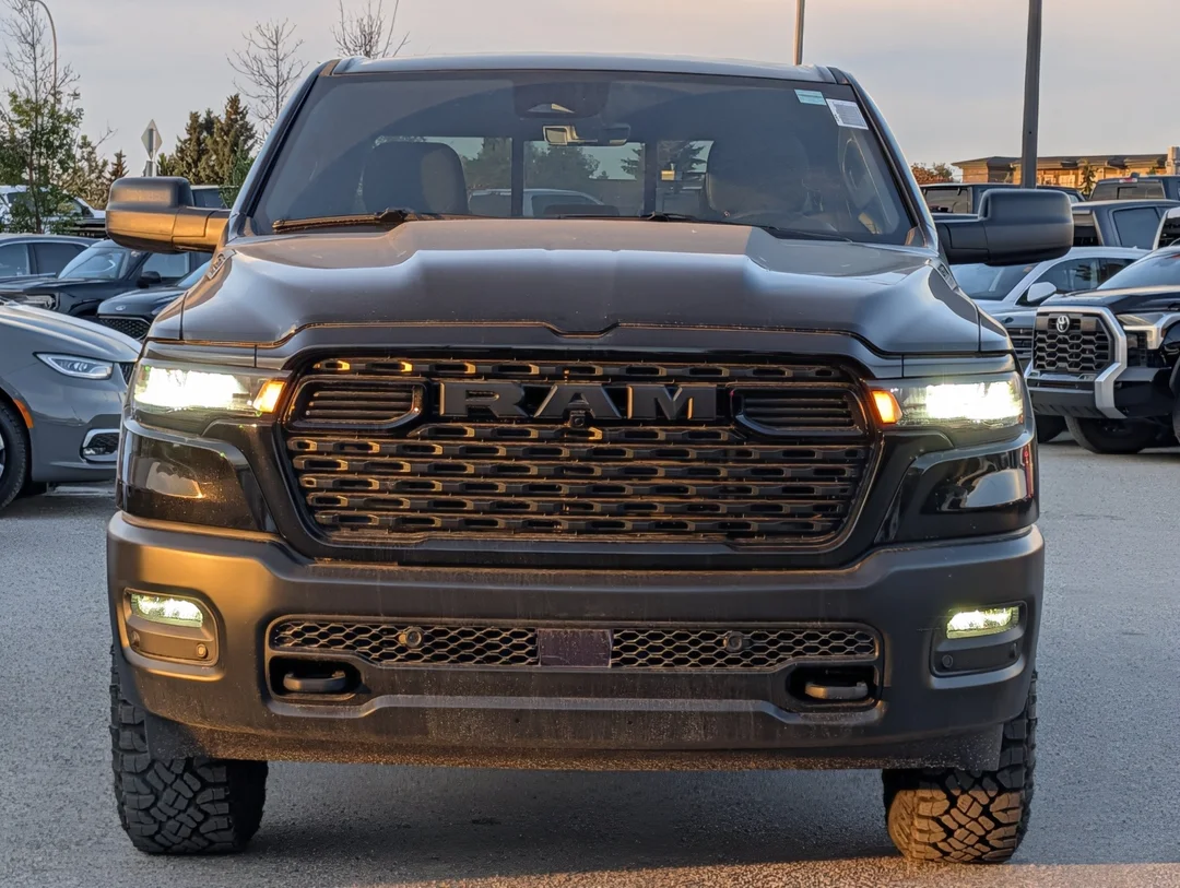 New 2026 Black RAM Warlock - - 4x4 - 3.0L Hurricane Twin Turbo - E-Locker Axle - 18 Black Wheels & More! image 3