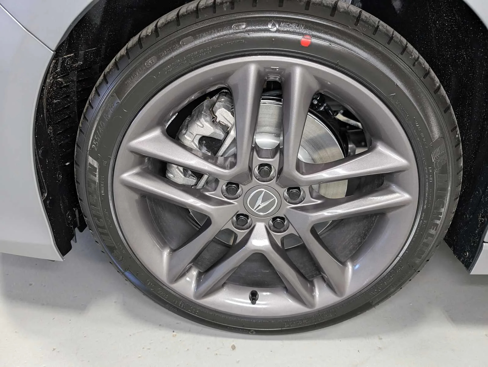 Used 2025 Lunar Silver Metallic Acura w/A-Spec Package image 3