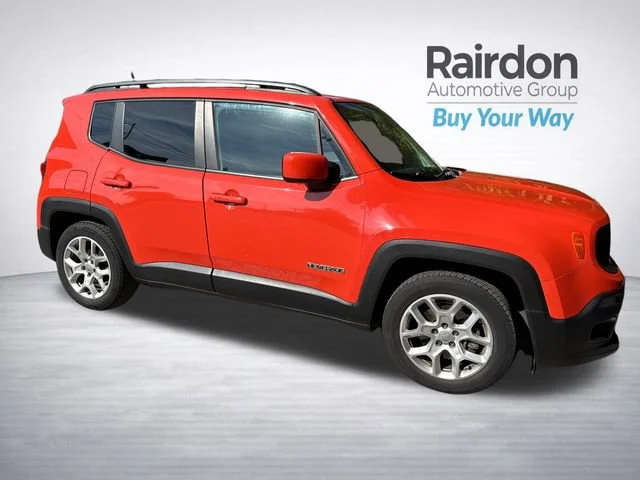 Used 2015 Omaha Orange Jeep Latitude image 1