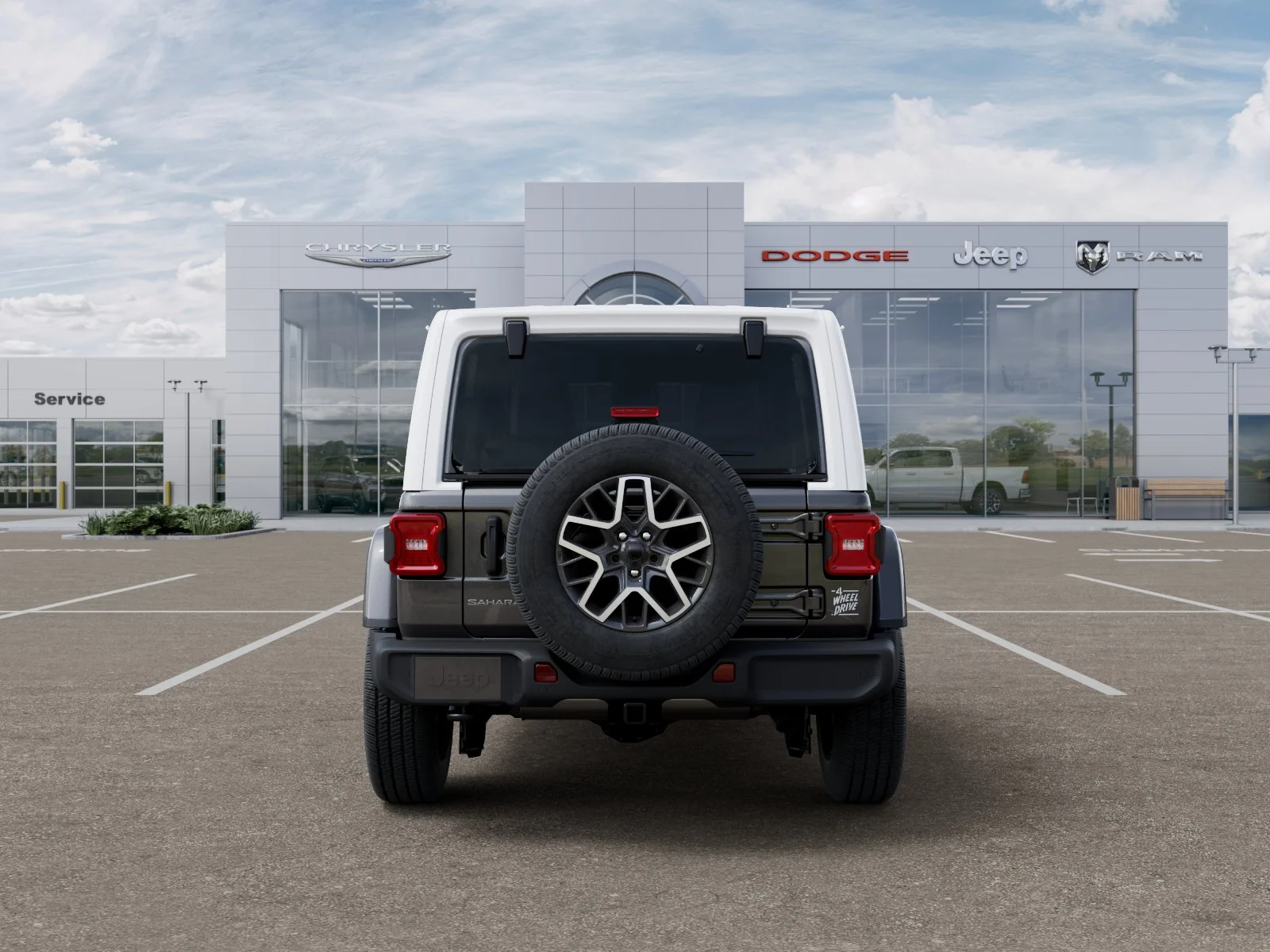 New 2026 Granite Crystal Metallic Clear-Coat Exterior Paint Jeep Sahara image 34