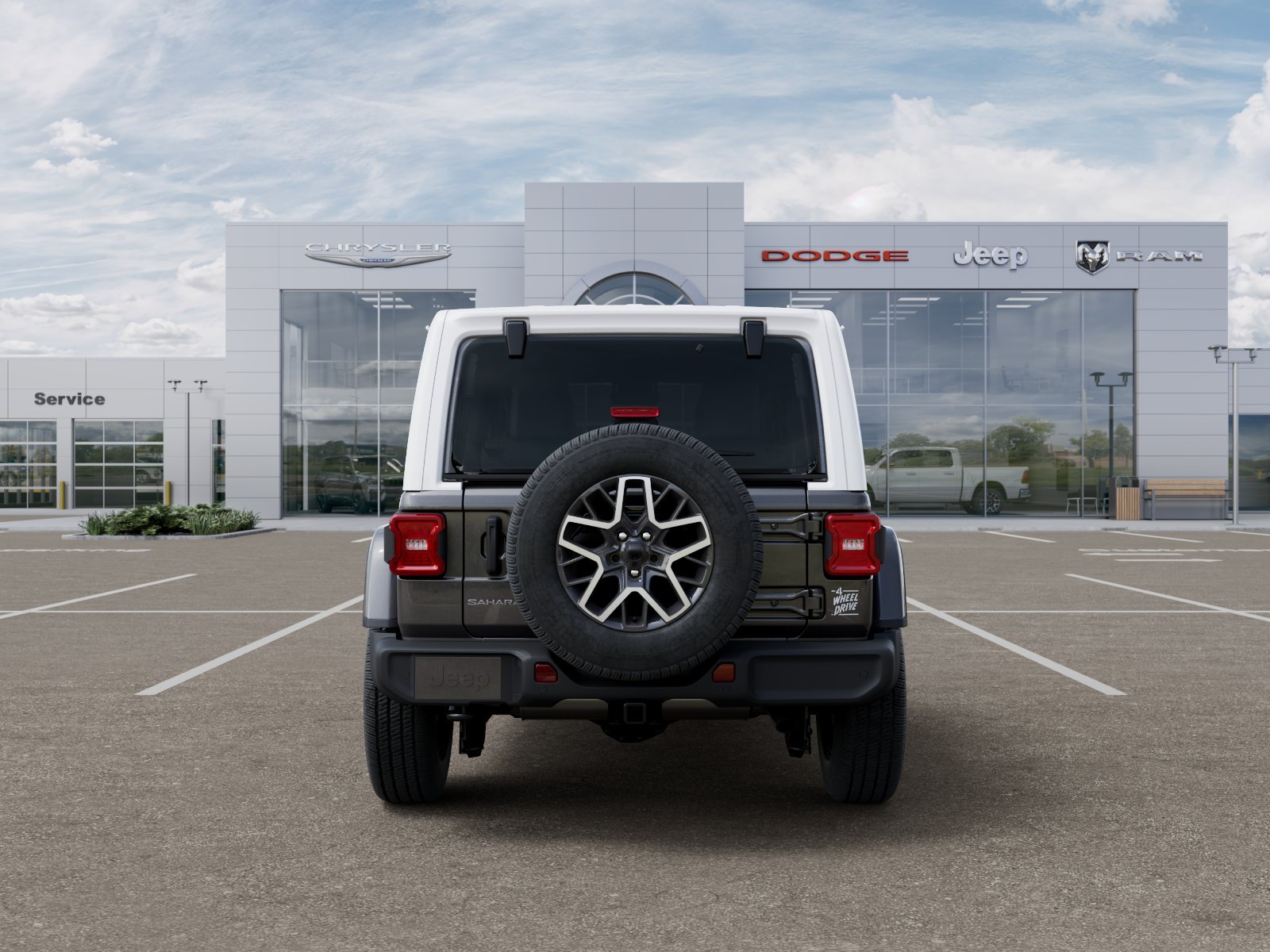 New 2026 Granite Crystal Metallic Clear-Coat Exterior Paint Jeep Sahara image 34