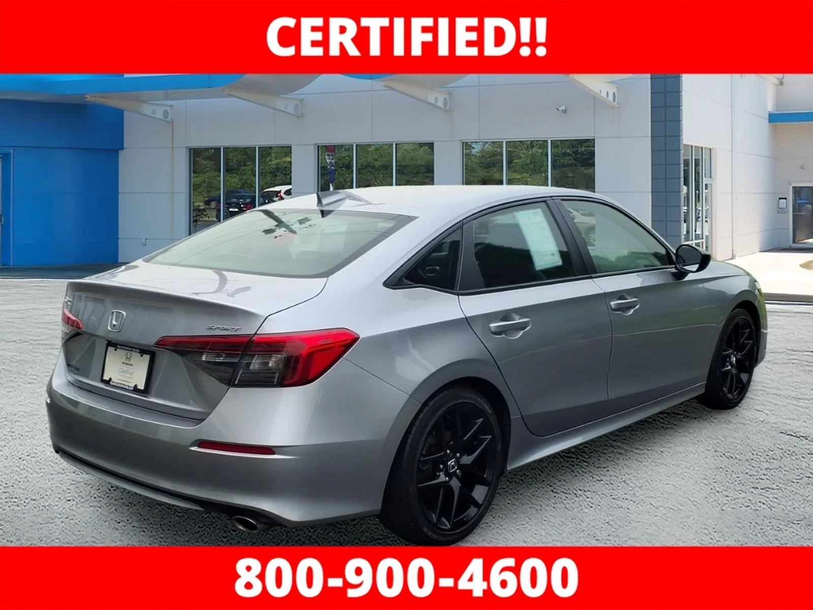 Certified Used 2023 Lunar Silver Metallic Honda 2.0L 4D SPORT image 3