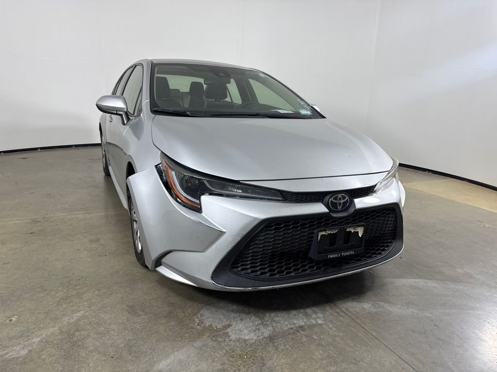 Used 2021 Silver Toyota LE image 2