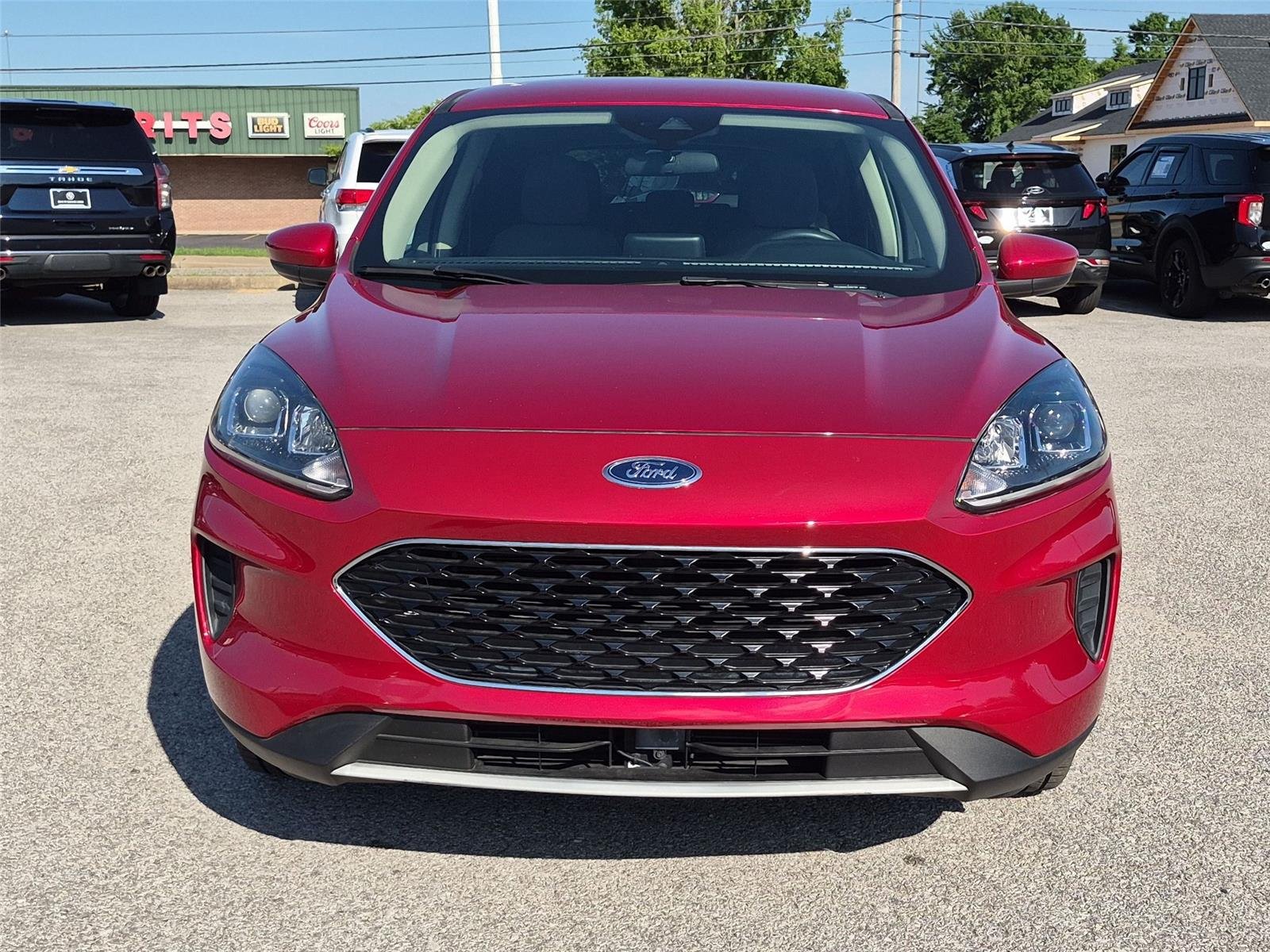 Used 2020 Rapid Red Metallic Tinted Clearcoat Ford SE image 8