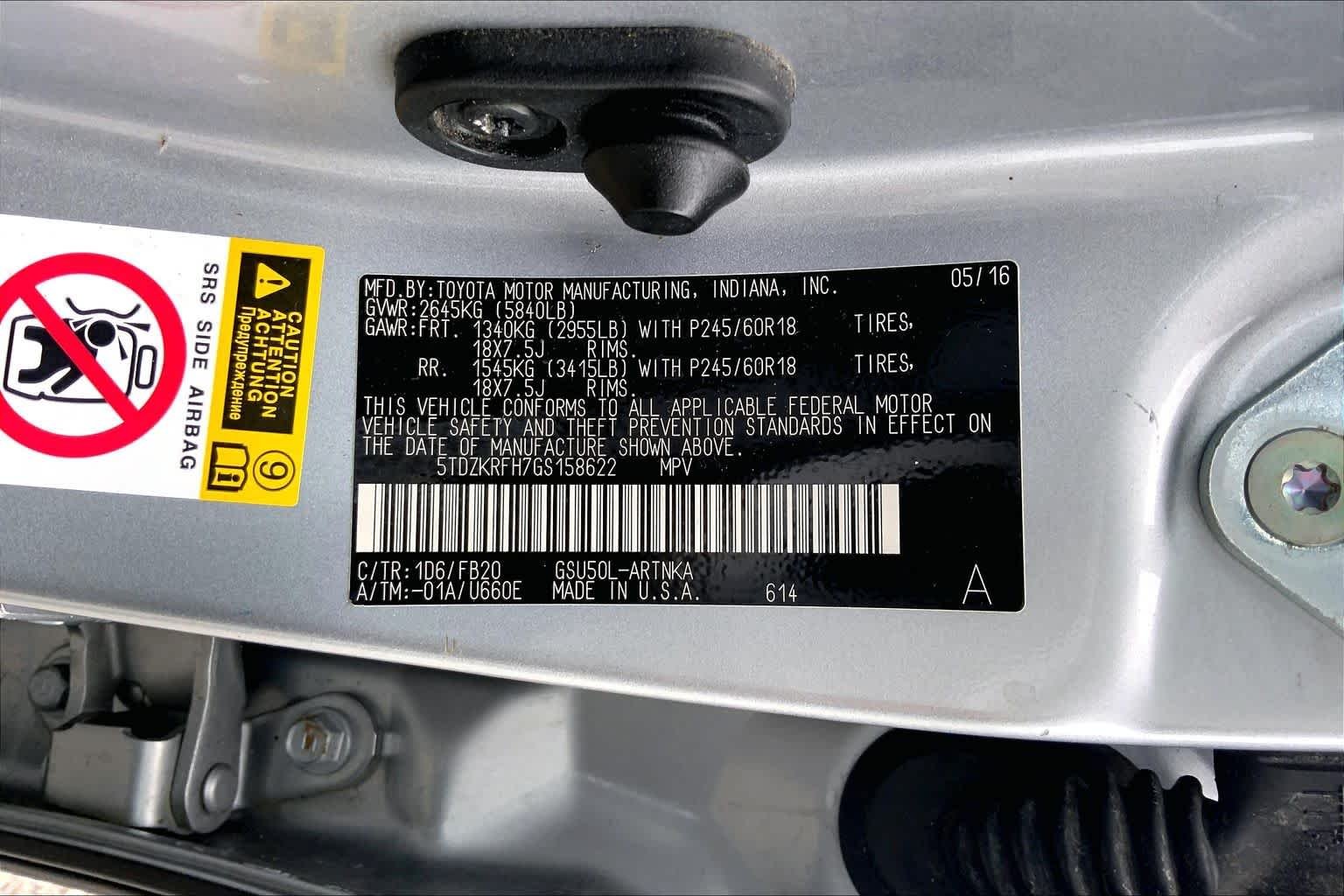 Used 2016 Silver Sky Metallic Toyota LE image 36