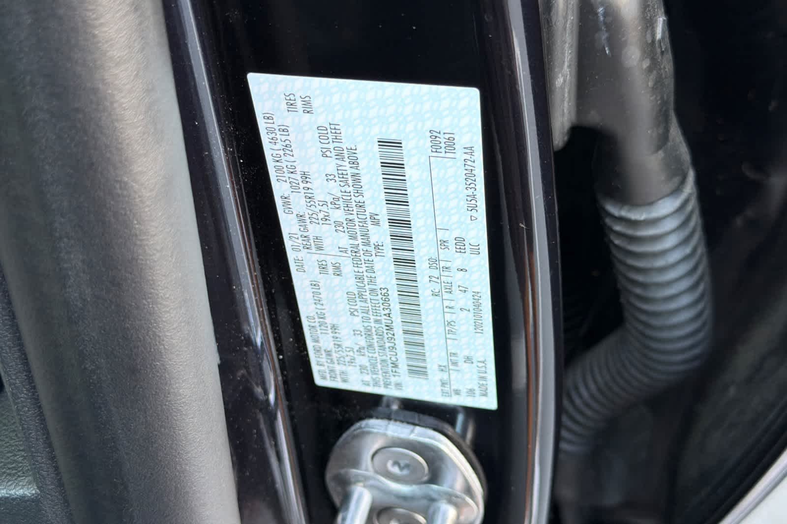 Used 2021 Antimatter Blue Metallic Ford Titanium image 35