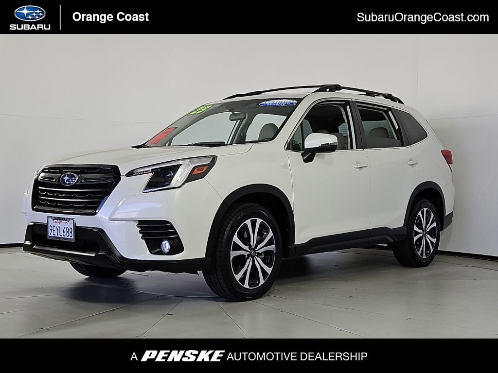 Certified Used 2023 White Subaru Limited image 1