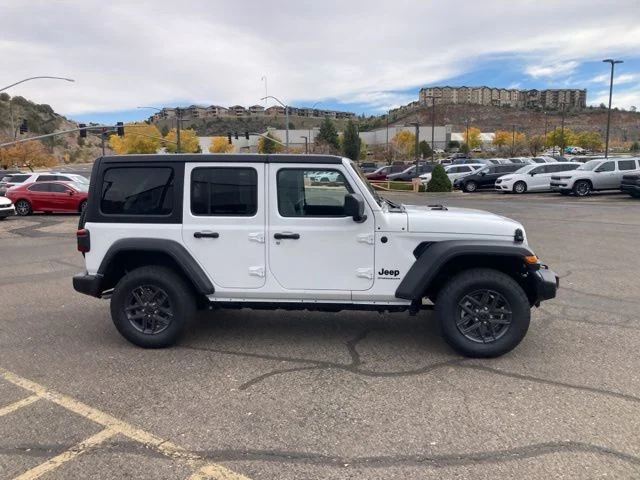 New 2026 Bright White Clear-Coat Exterior Paint Jeep Sport S image 5