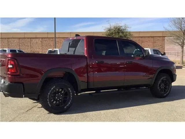 New 2026 Delmonico Red Pearl-Coat  Paint Ram REBEL CREW CAB 4X4 5