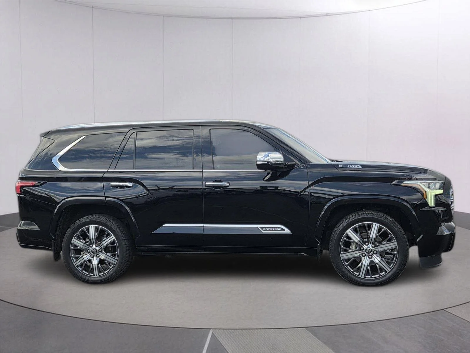 Used 2023 Midnight Black Metallic Toyota Capstone image 4