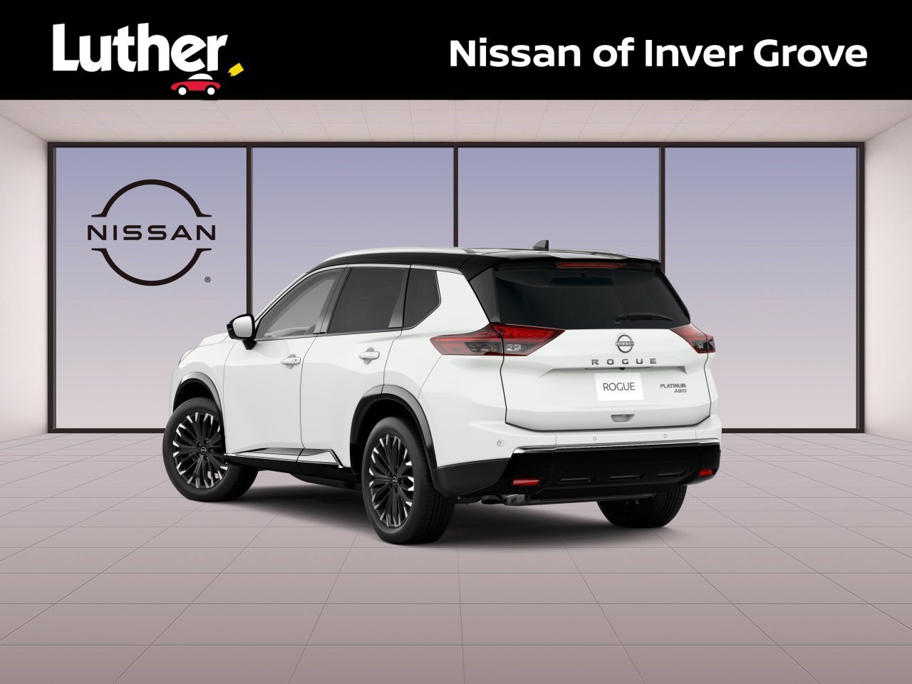 New 2026 Everest White Pearl TriCoat / Super Black Two-tone Nissan Platinum image 1