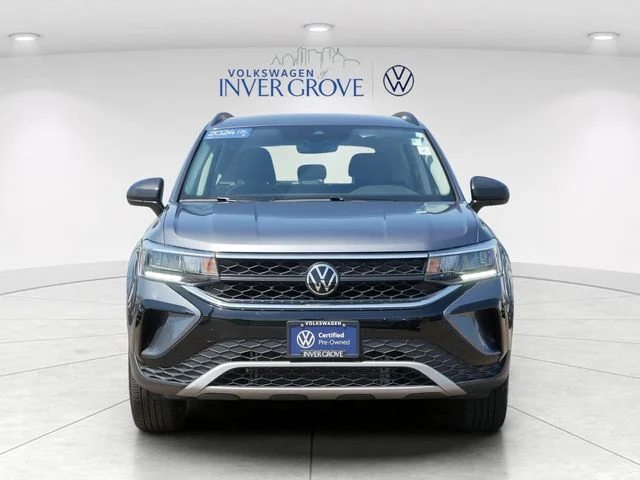 Certified 2024 Volkswagen Taos S with VIN 3VV8X7B28RM071657 for sale in Inver Grove Heights, Minnesota