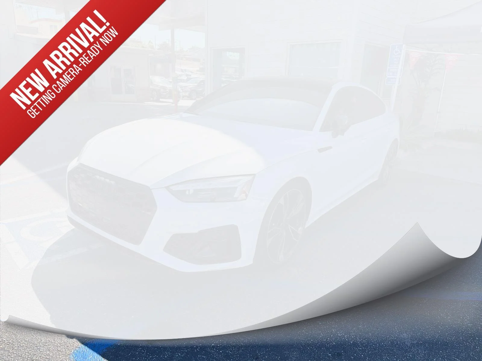 Used 2024 Glacier White Metallic Audi Premium Plus image 1