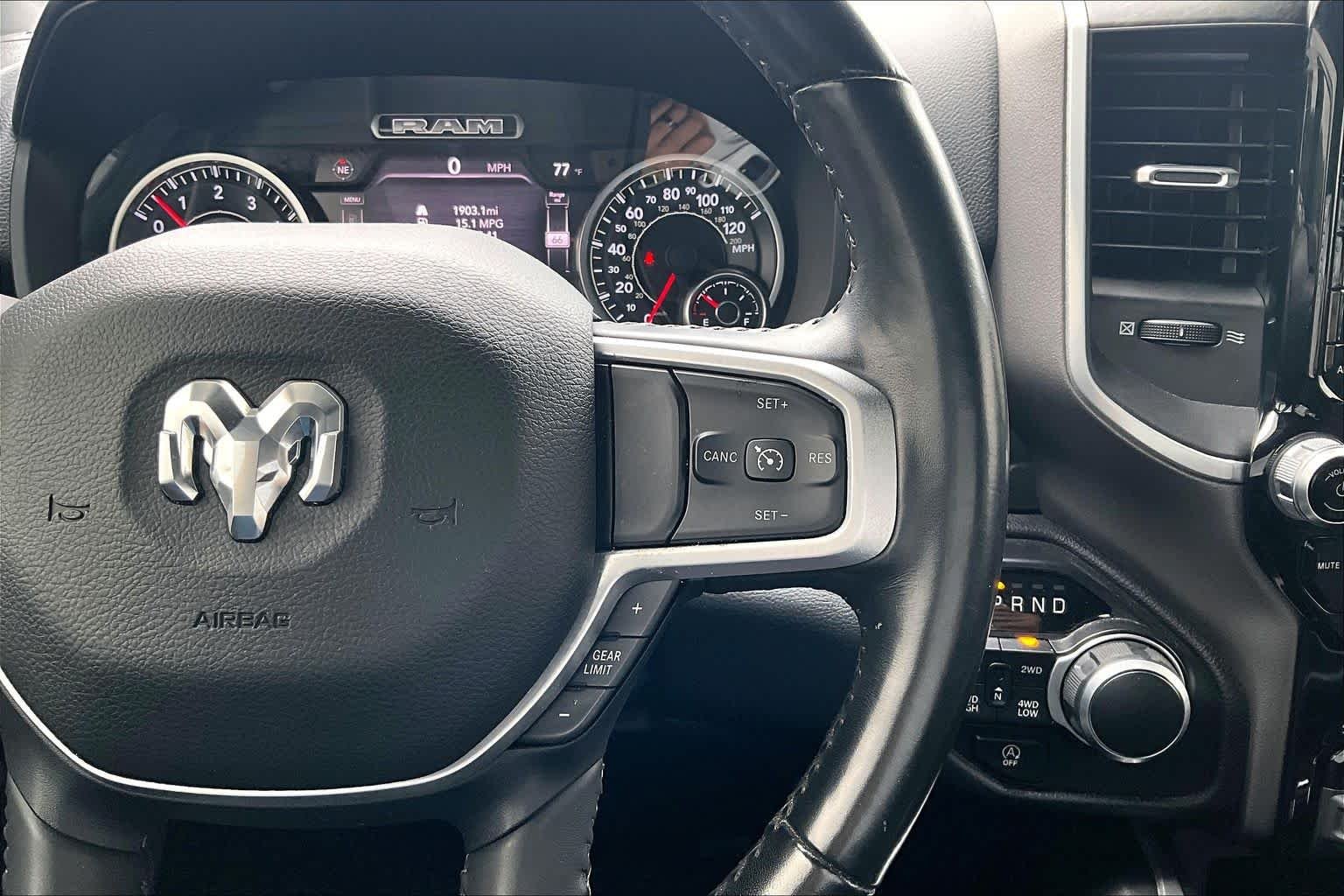 Used 2021 Hydro Blue Pearlcoat Ram Big Horn image 24