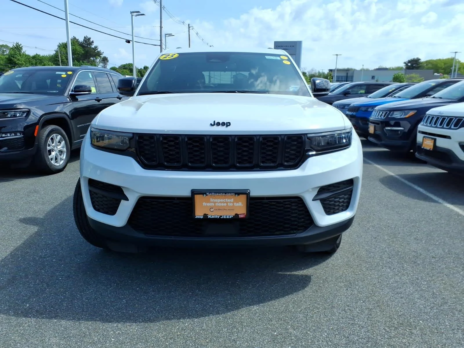 Certified Used 2023 Bright White Clearcoat Jeep Altitude image 3