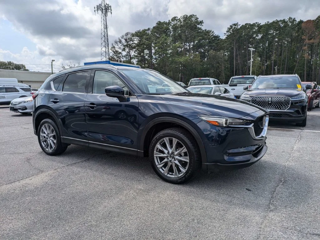 Used 2021 Blue Mazda Grand Touring image 2