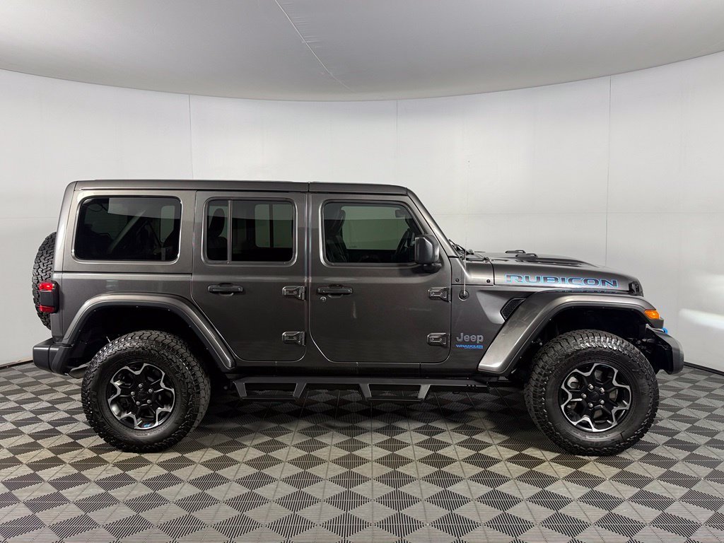 Certified Used 2022 Gray Jeep Unlimited Rubicon 4xe image 7