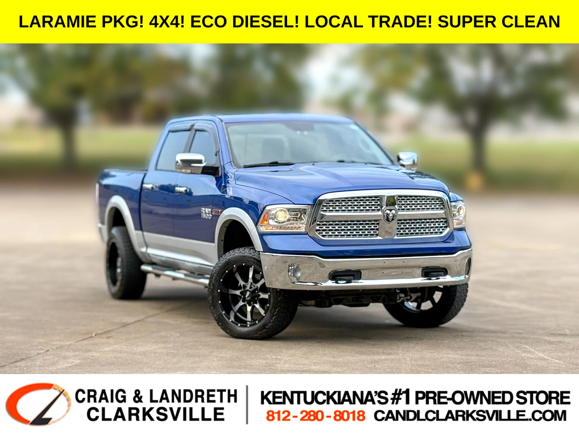 Used 2016 Blue Ram Laramie image 1