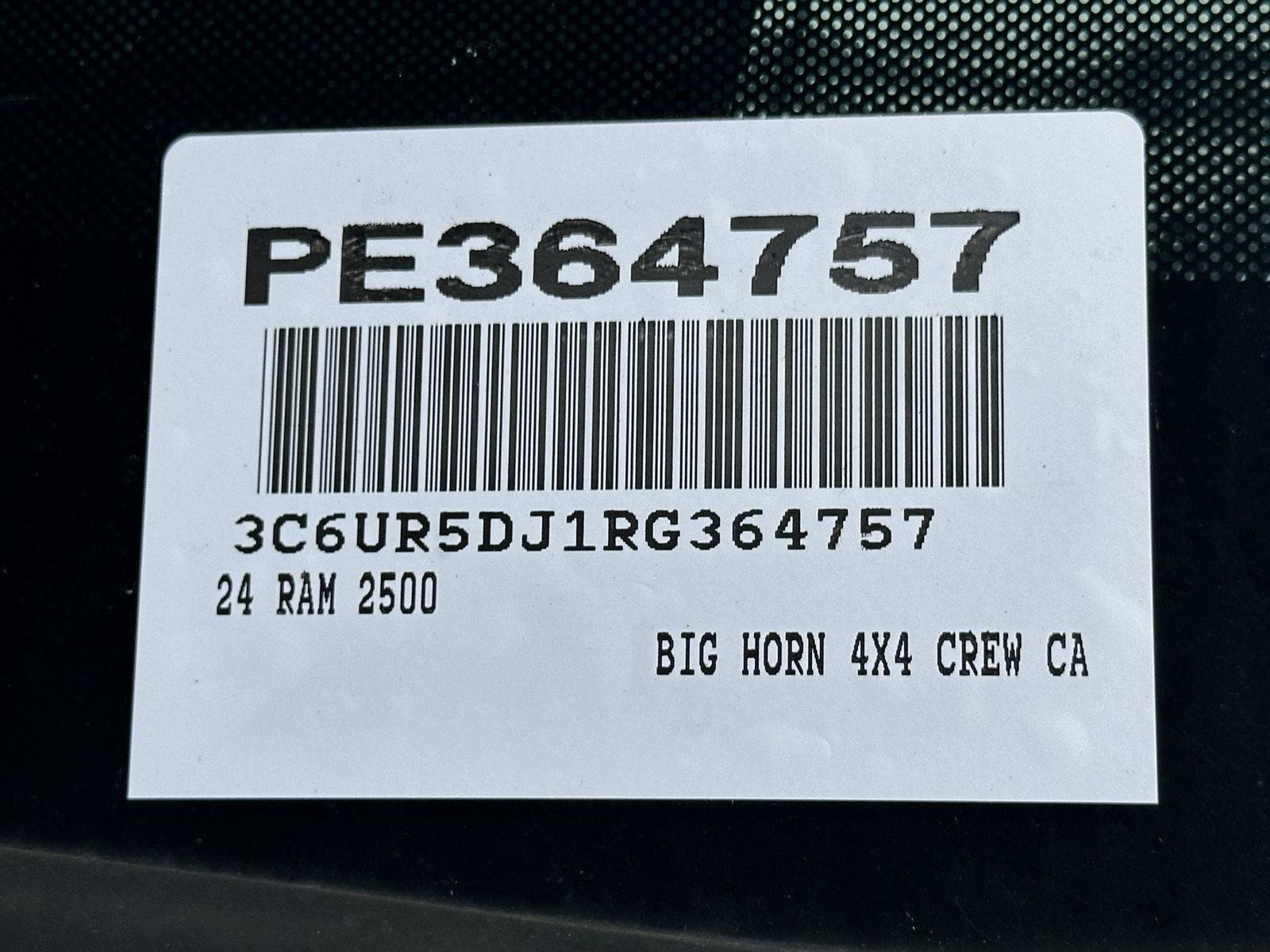 Used 2024 Bright White Clearcoat Ram Big Horn image 15