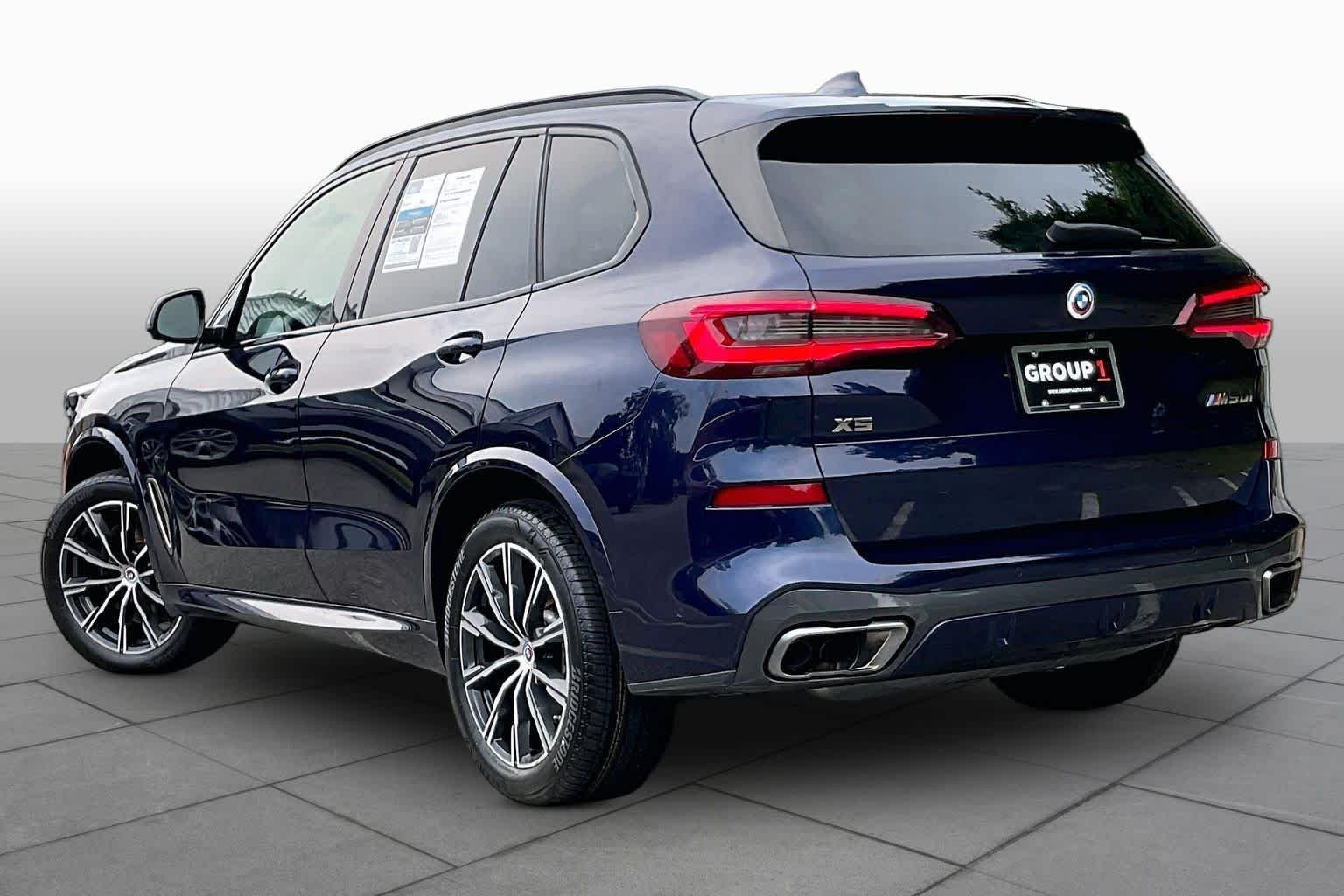Used 2023 Tanzanite Blue II Metallic BMW M50i image 11