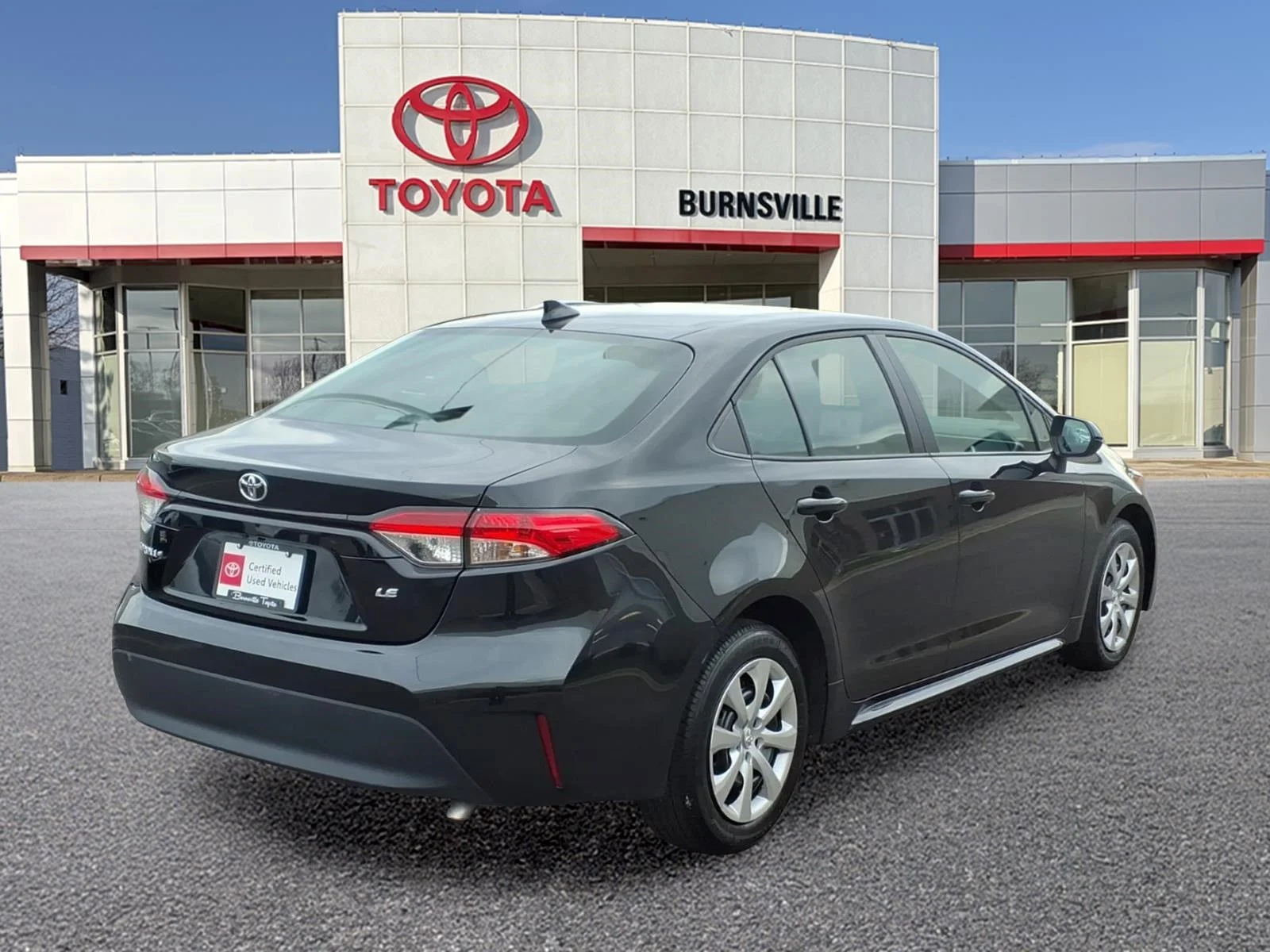 Certified Used 2025 Black Toyota LE image 3