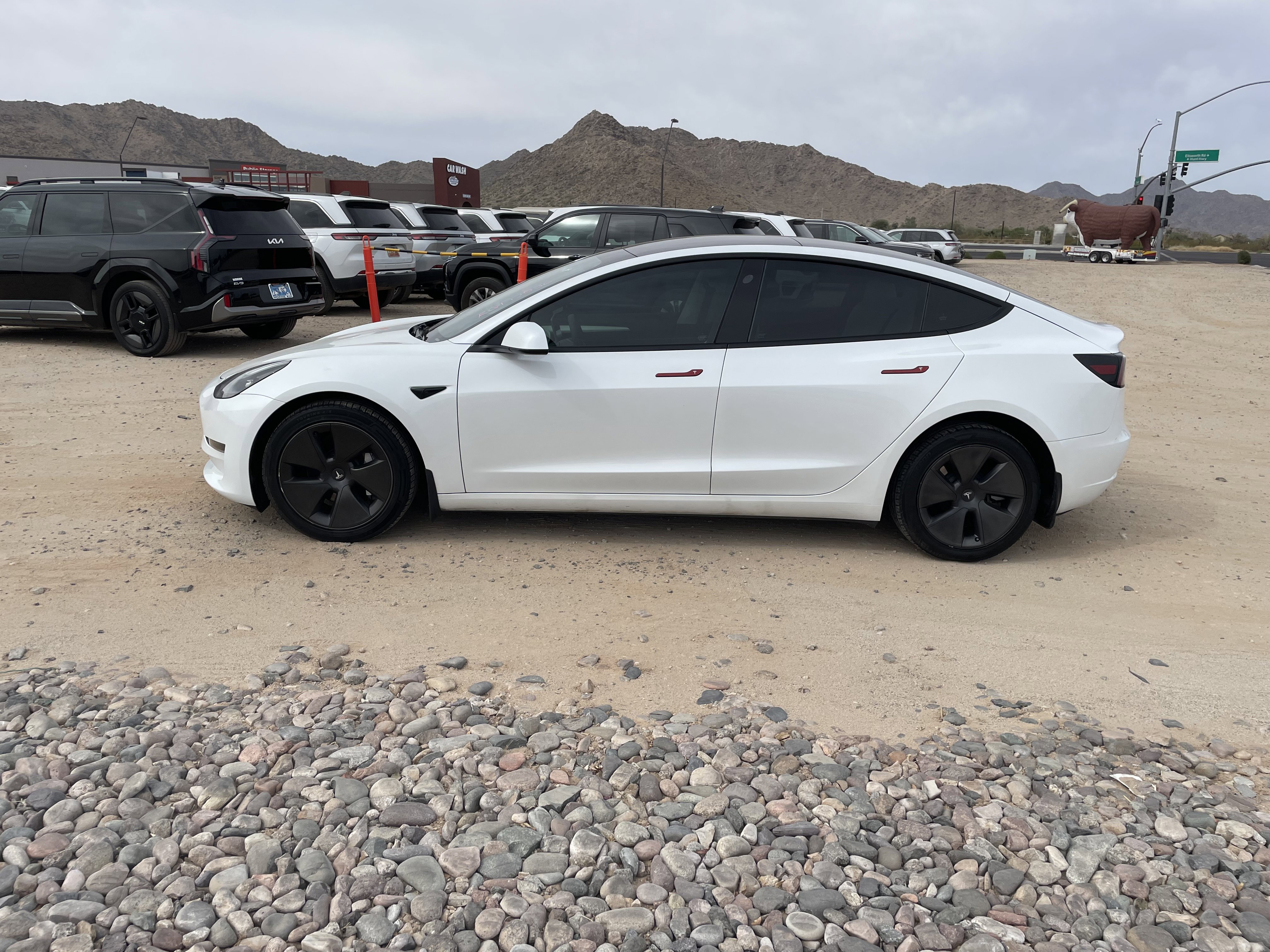 Used 2023 Tesla Model 3 Base with VIN 5YJ3E1EA3PF451103 for sale in Queen Creek, AZ