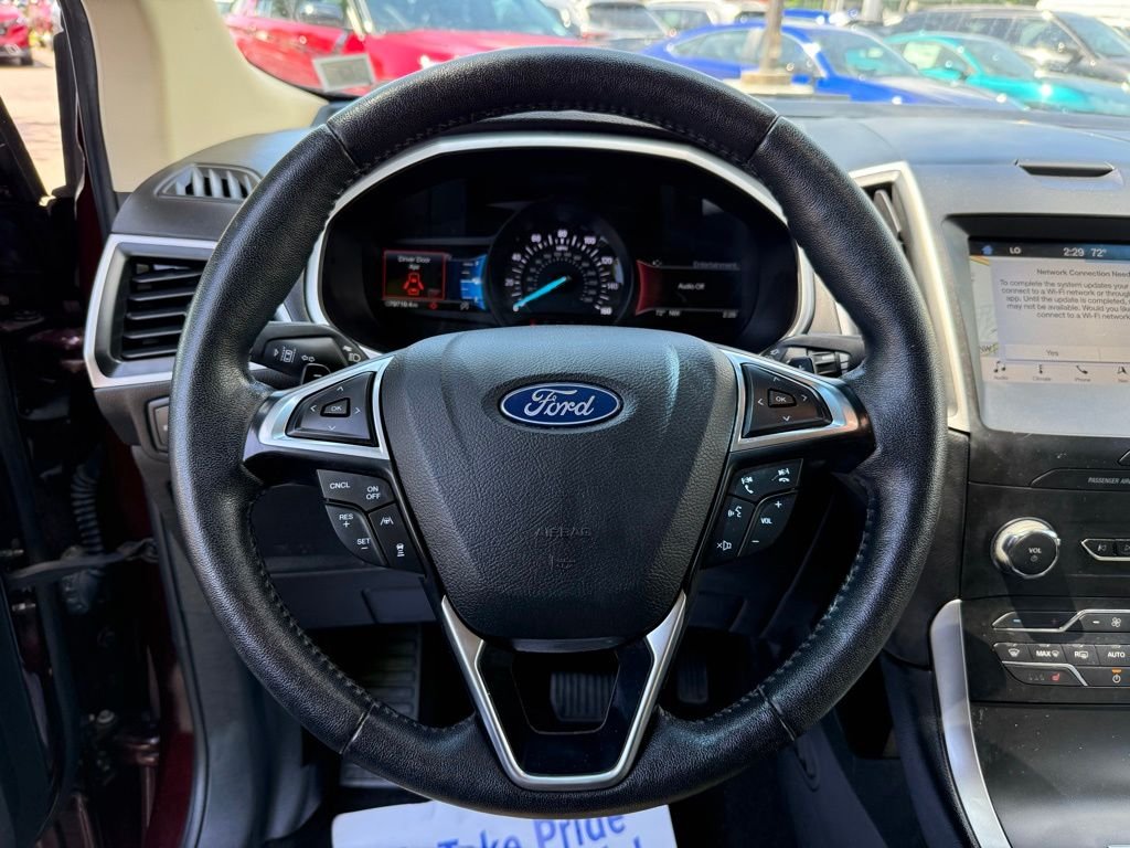 Used 2019 Burgundy Velvet Metallic Tinted Clearcoat Ford SEL image 12