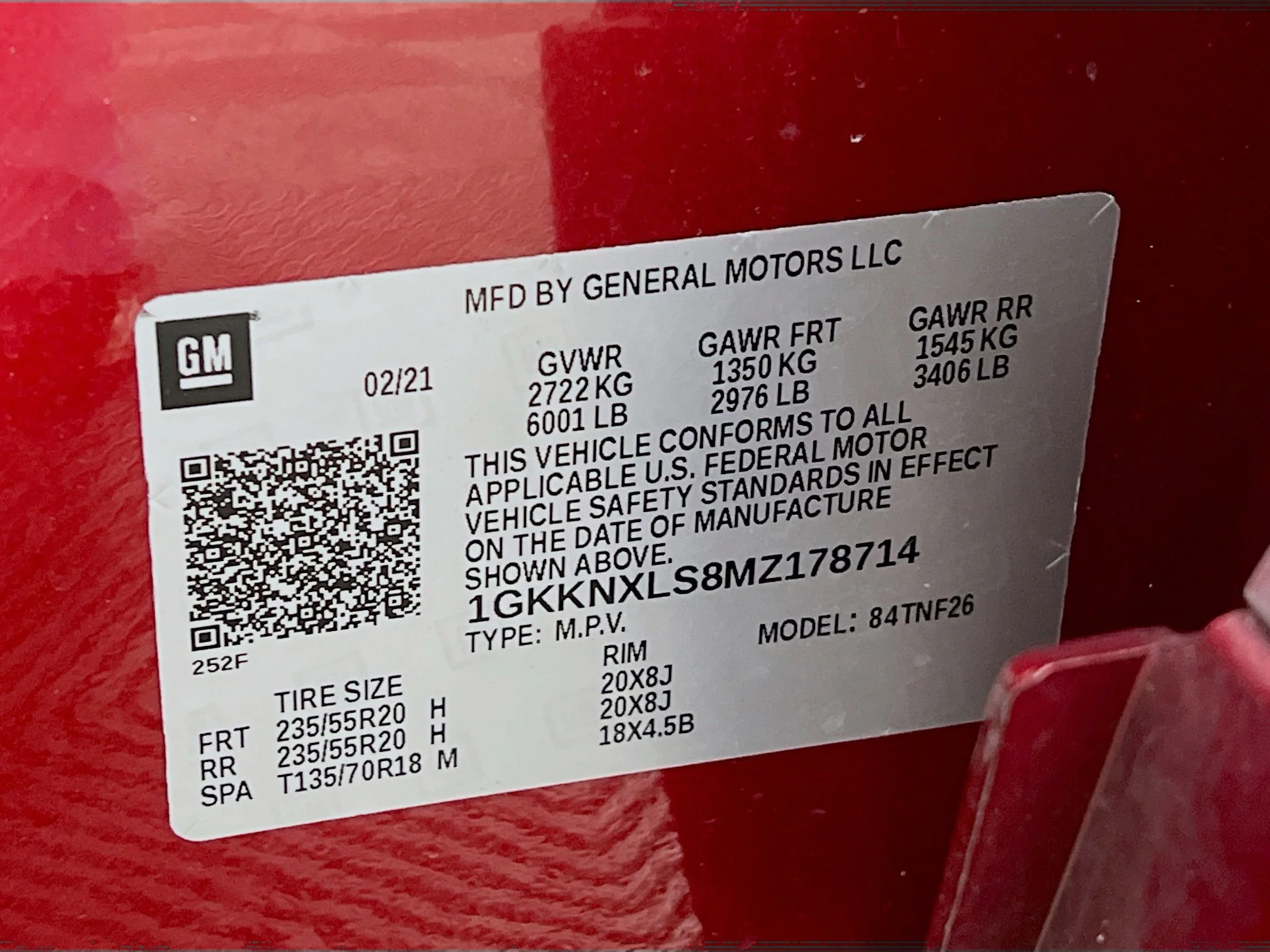 Used 2021 Cayenne Red Tintcoat GMC DENALI image 32