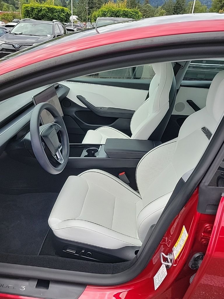 Used 2025 Red Tesla Performance image 9