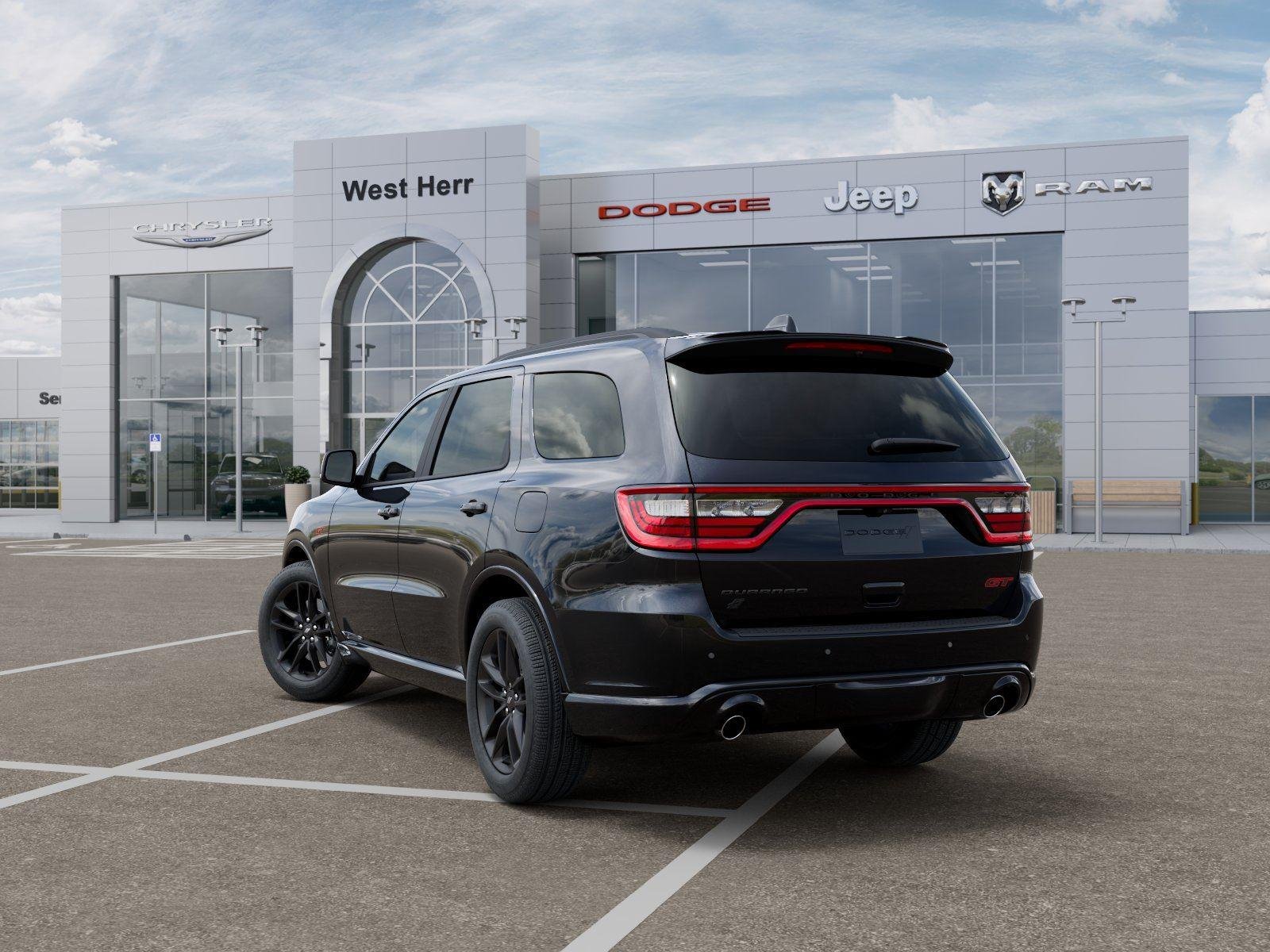New 2026 Diamond Black Clear-Coat Exterior Paint Dodge DURANGO GT PLUS AWD image 3