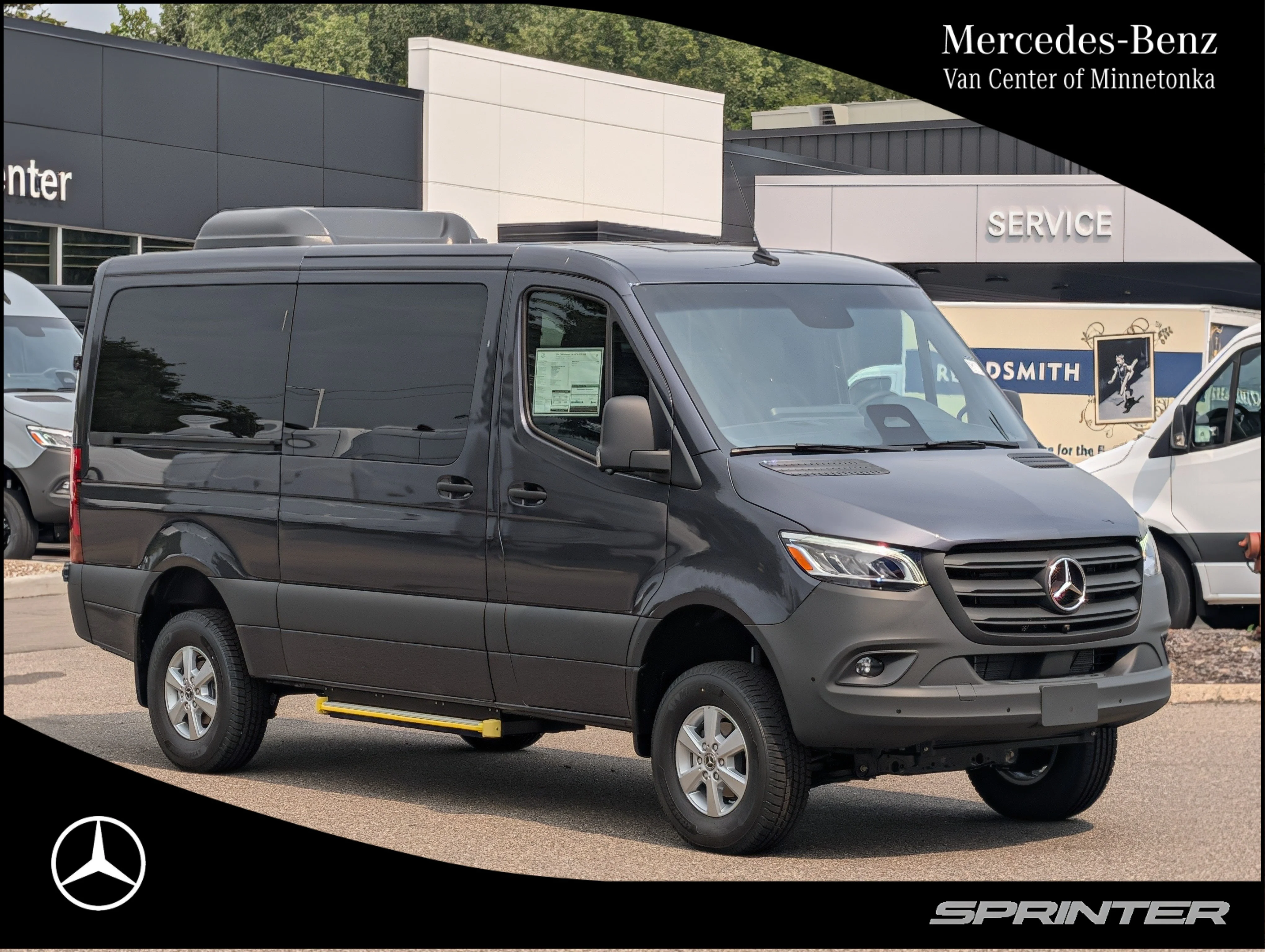 New 2026 Tenorite Gray Metallic Mercedes-Benz 2500 Standard Roof I4 Diesel HO 144 AWD image 1