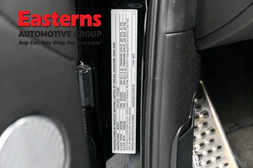 Used 2018 Black Bentley Mulliner image 46