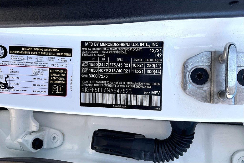 Used 2022 White Mercedes-Benz GLS 450 image 31