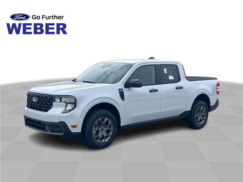 New 2026 Space White Metallic Ford XLT FWD SuperCrew image 1