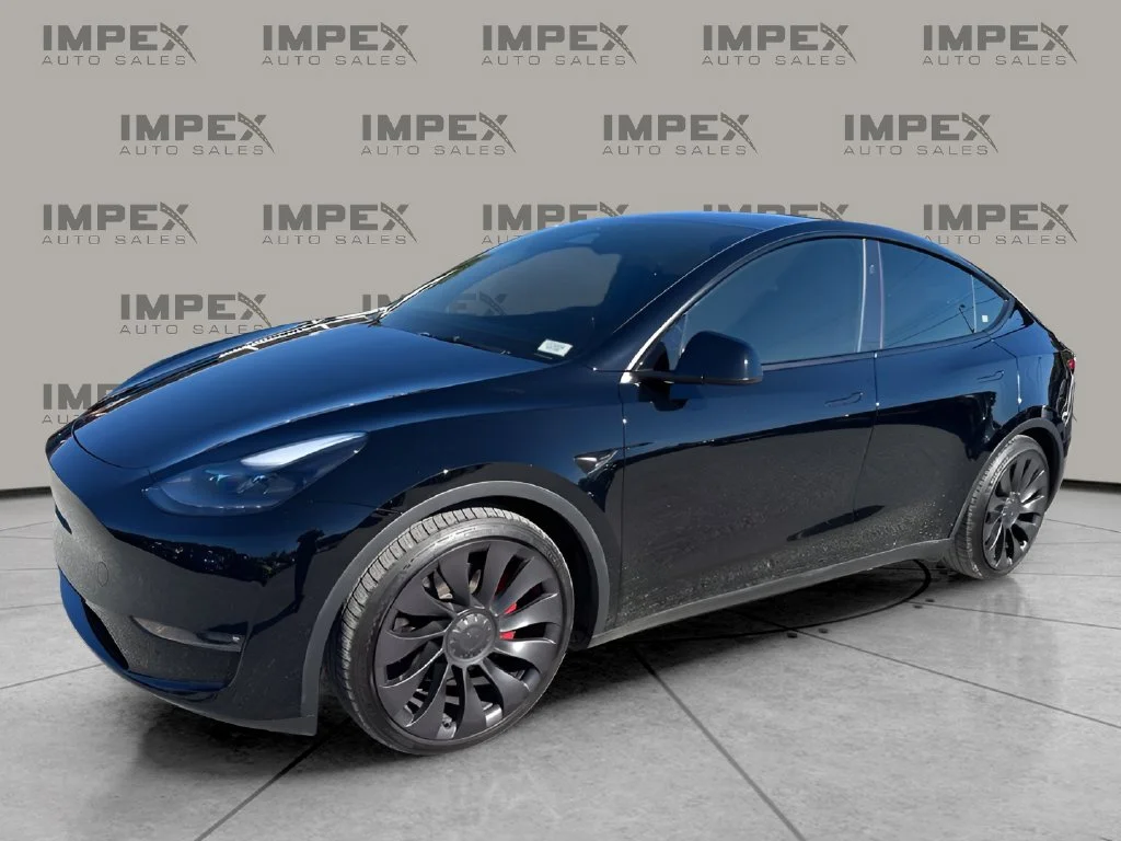 Used 2023 Black Tesla Performance image 1