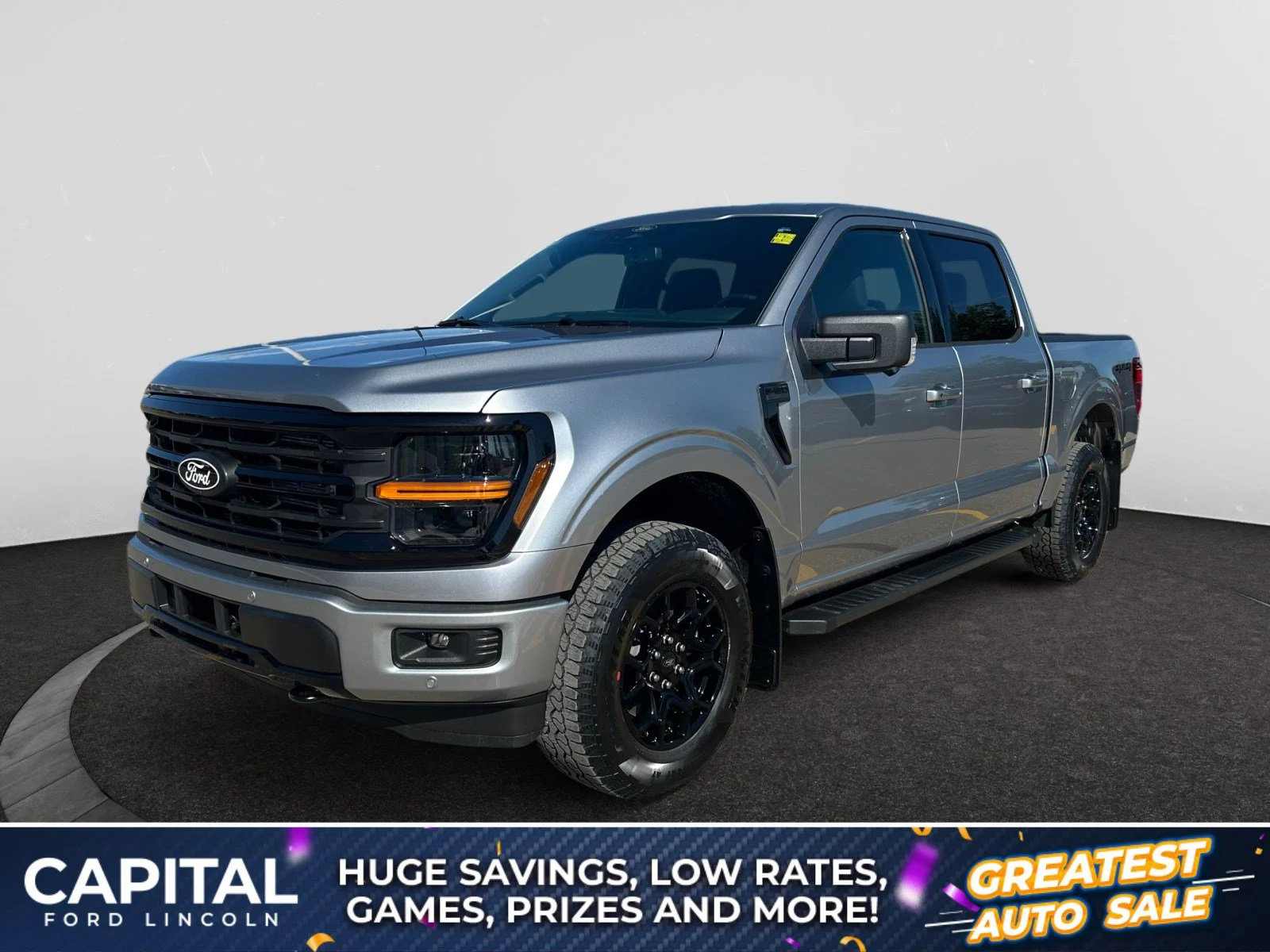 New 2026 Iconic Silver Metallic Ford XLT image 1