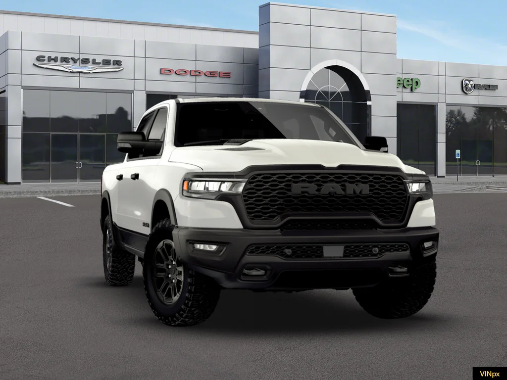 New 2026 Bright White Clear-Coat Exterior Paint RAM Rebel image 2