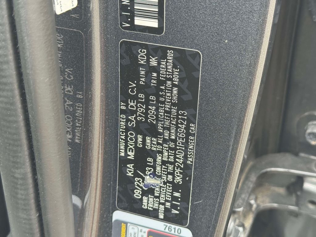 Used 2023 Gray Kia LXS image 16