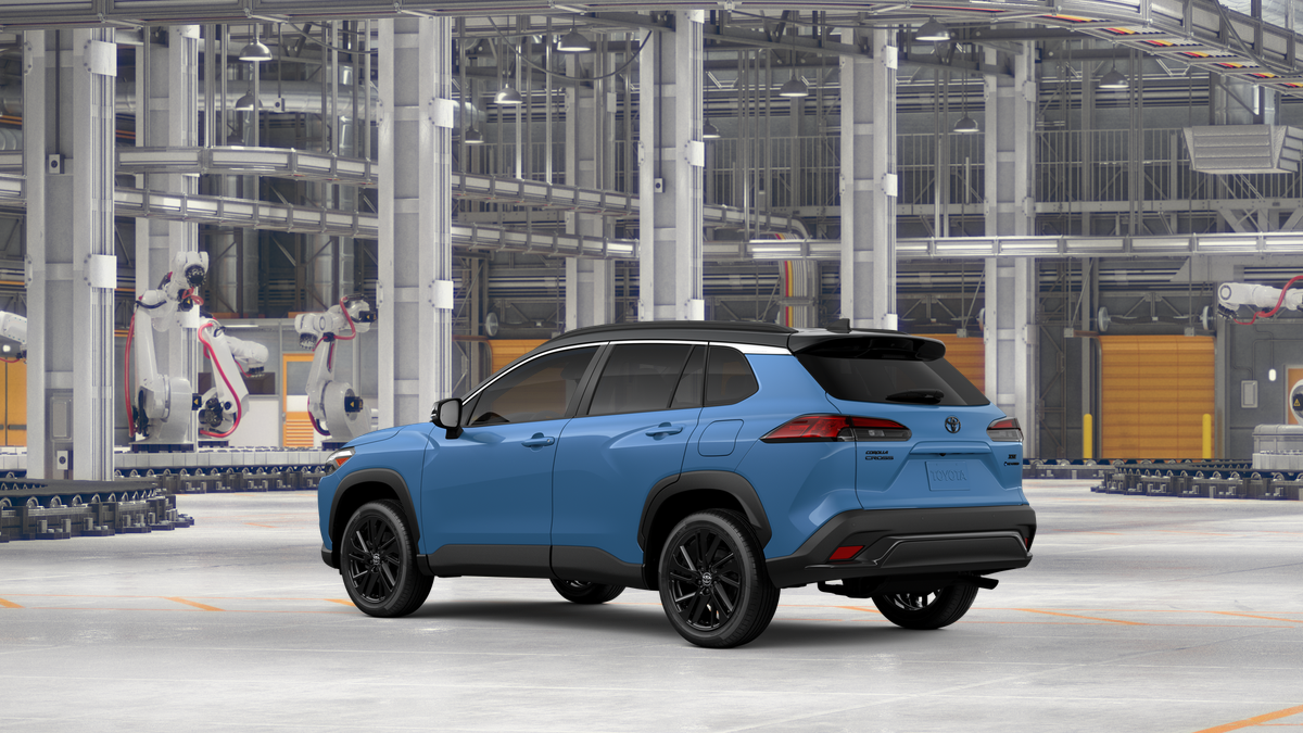 New 2026 Cavalry Blue with Jet Black roof Toyota Hybrid XSE image 6