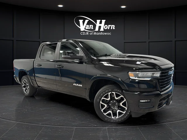 Used 2025 Diamond Black Ram Laramie image 1