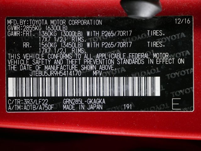 Used 2017 Barcelona Red Metallic Toyota TRD Pro image 33