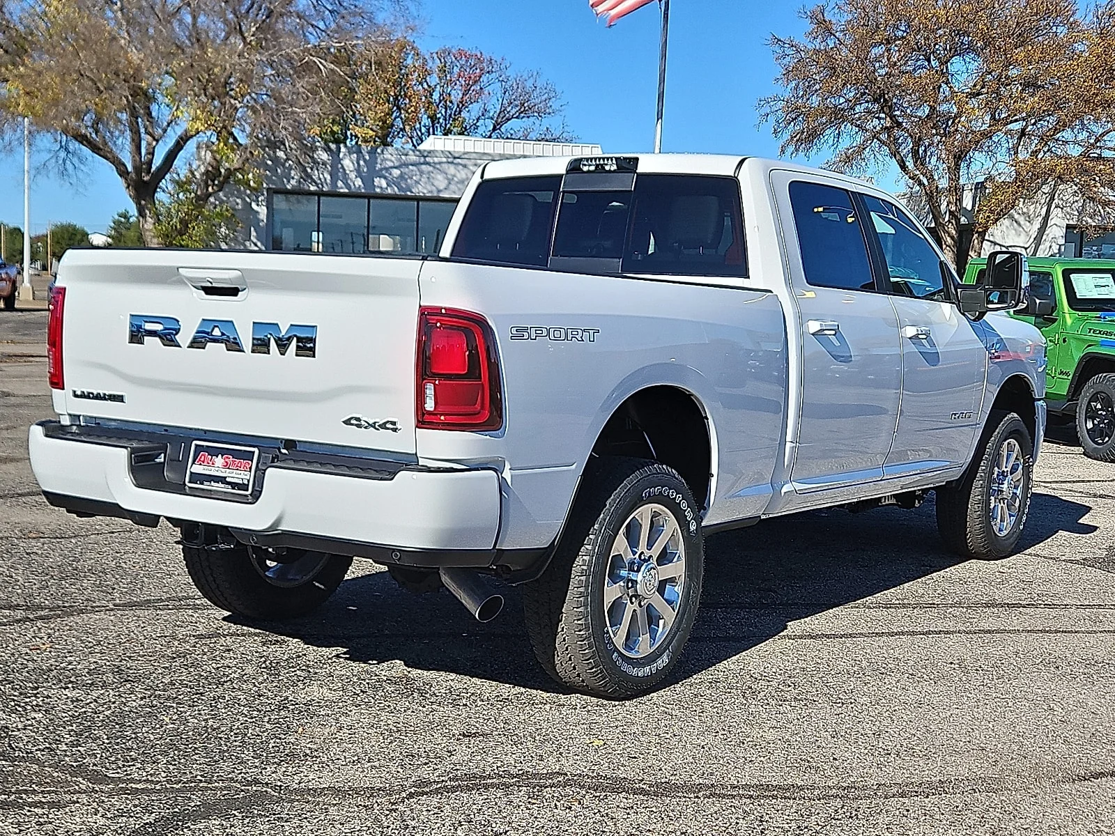 New 2026 Bright White Ram LARAMIE CREW CAB 4X4 6