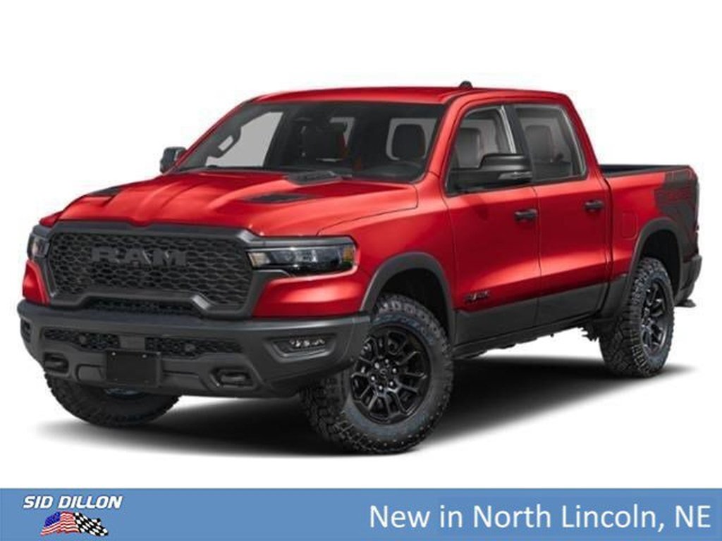 New 2027 Molten Red Pearl-Coat Exterior Paint RAM Rebel image 1