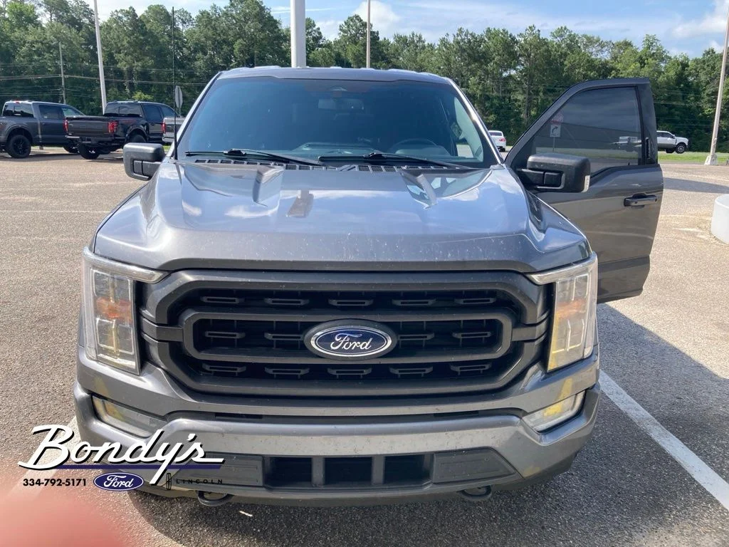 Used 2023 Carbonized Gray Metallic Ford XLT image 3
