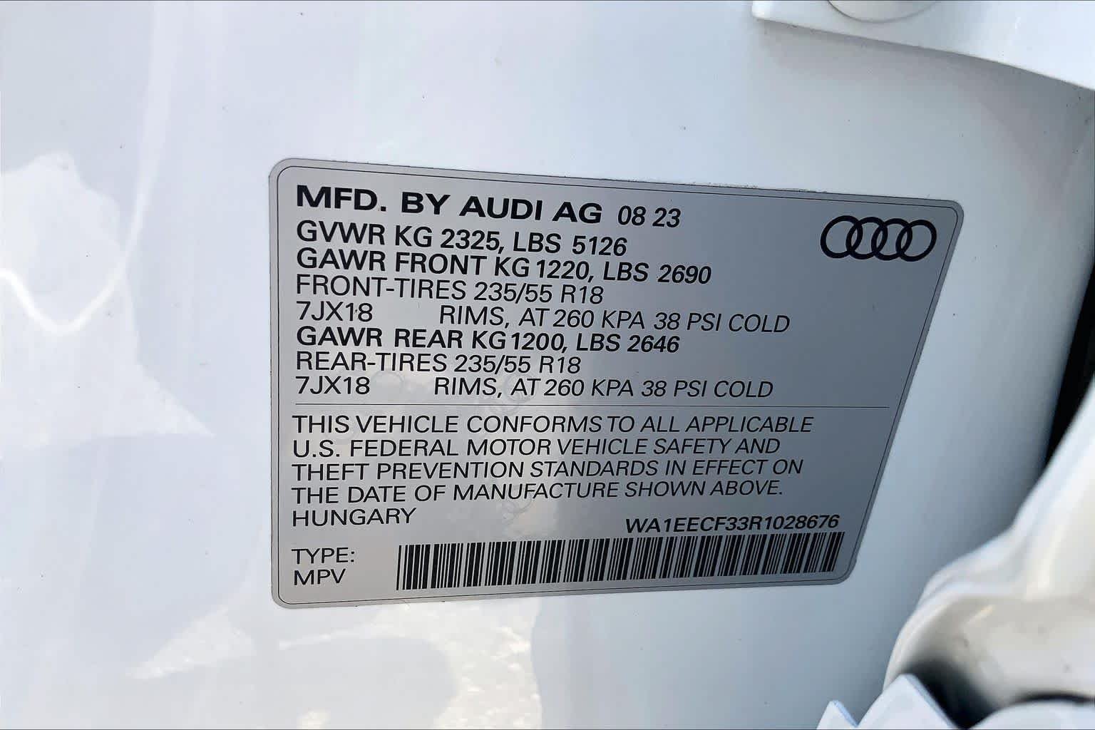Used 2024 Glacier White Metallic Audi S line Premium Plus image 34