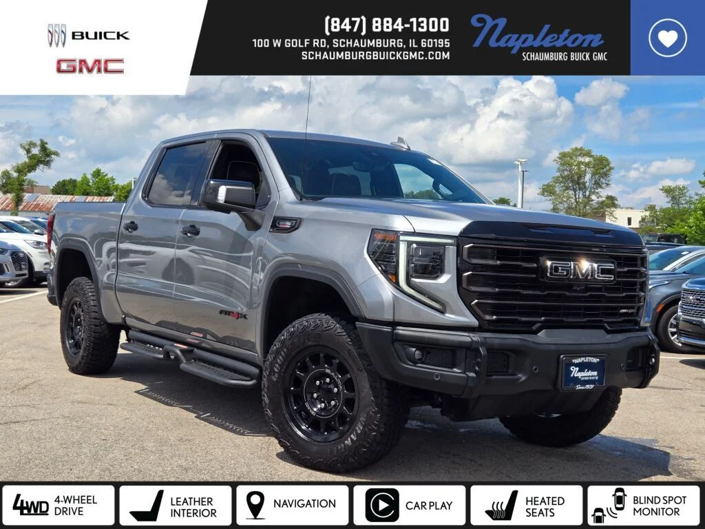 Used 2024 Silver GMC AT4X image 1