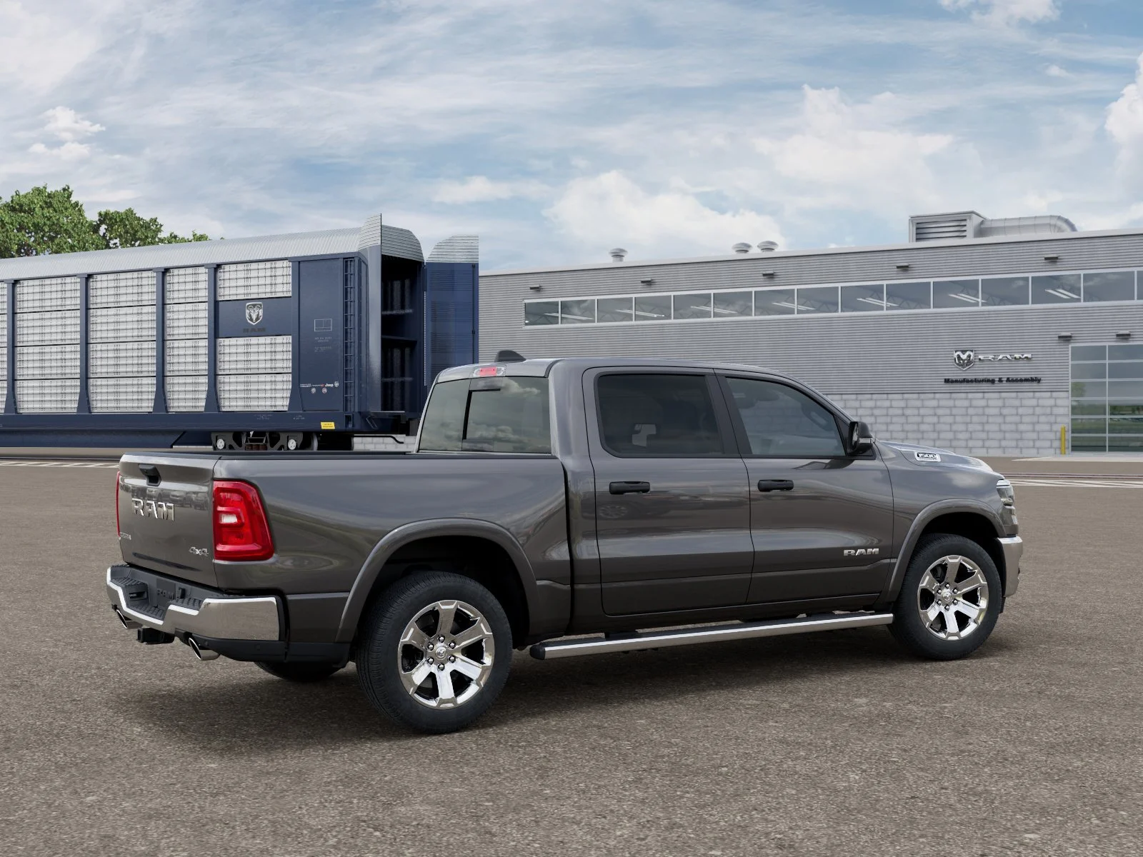 New 2027 Granite Crystal Metallic Clear-Coat Exterior Paint RAM Big Horn/Lone Star image 2